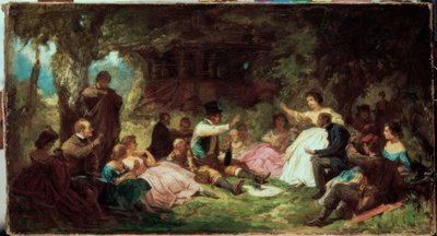 El picnic de Carl Spitzweg