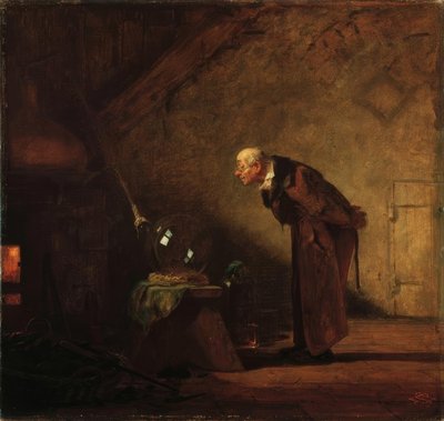 El Alquimista de Carl Spitzweg