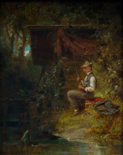 El pescador de Carl Spitzweg