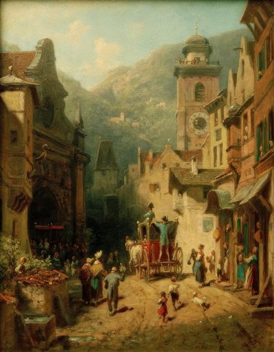 La visita del gobernador de Carl Spitzweg