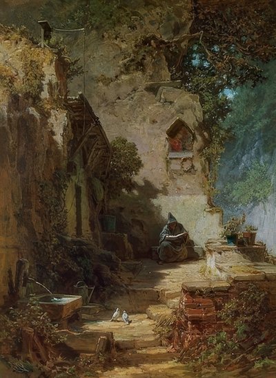 El ermitaño de Carl Spitzweg