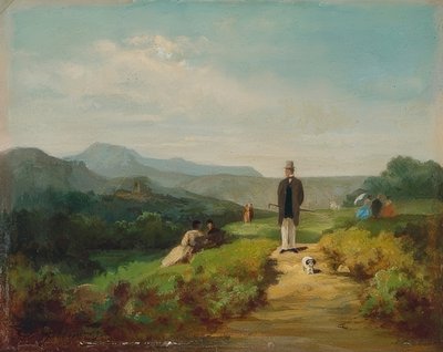 El terrateniente (El solterón) de Carl Spitzweg