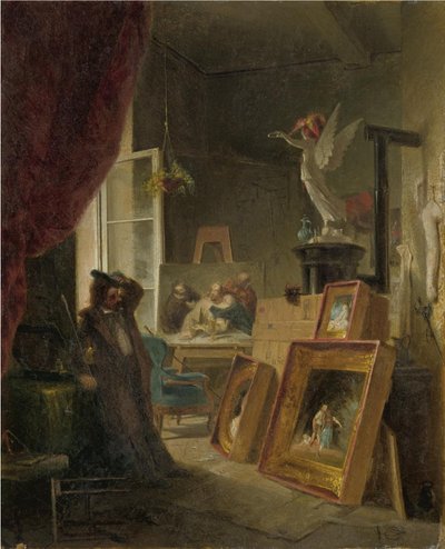 El pintor de historia de Carl Spitzweg