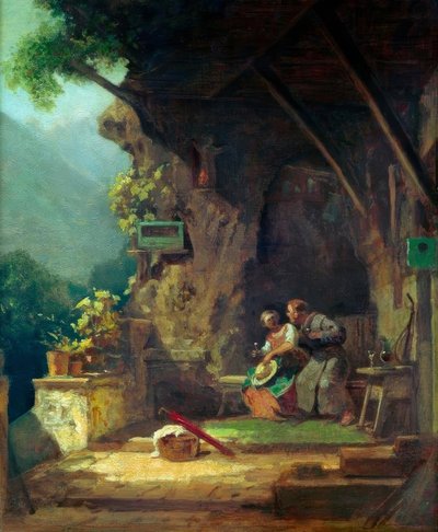 El ermitaño enamorado de Carl Spitzweg
