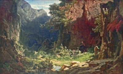 Un ermitaño de Carl Spitzweg