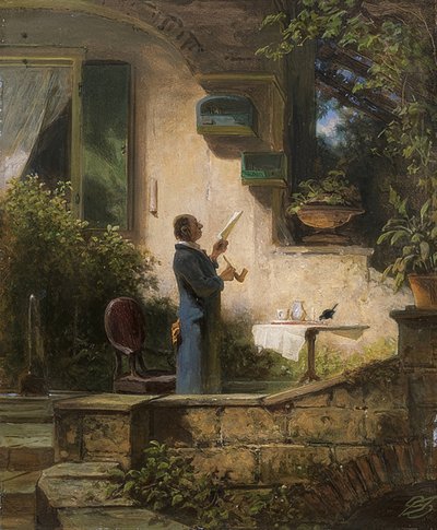 Una carta importante. (La lectura) de Carl Spitzweg