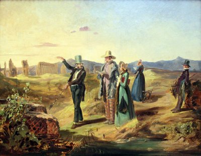 Ingleses en la Campagna de Carl Spitzweg