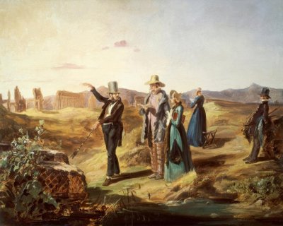 Ingleses en la campiña de Carl Spitzweg