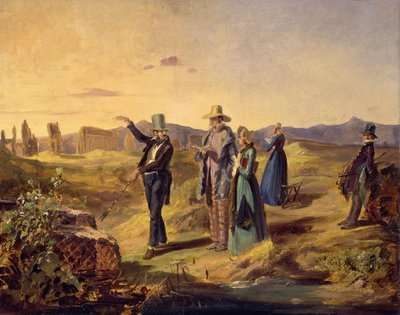 Ingleses en la Campagna de Carl Spitzweg