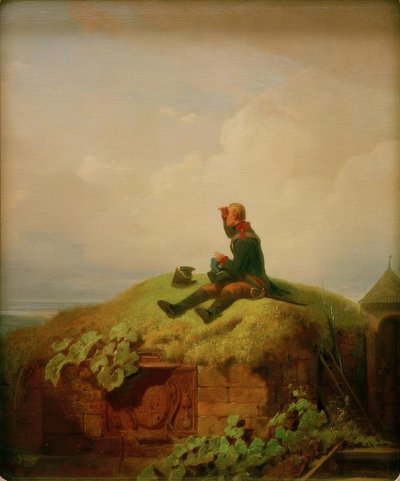 Érase una vez (El centinela que teje) de Carl Spitzweg