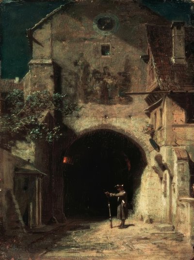 Centinela bostezando de Carl Spitzweg