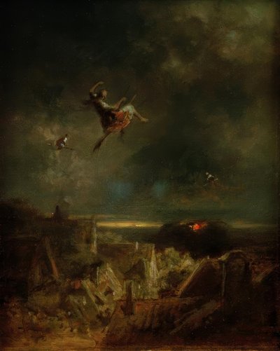 Cabalgata de brujas de Carl Spitzweg