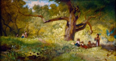 En el bosque de Carl Spitzweg