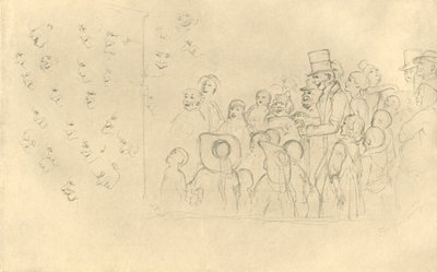 Kasperltheater II, mediados-finales del siglo XIX, c1924 de Carl Spitzweg