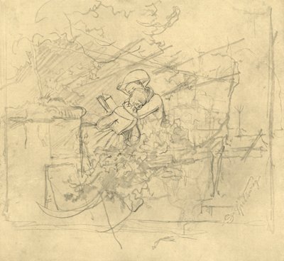 Lektüre, mediados-finales del siglo XIX de Carl Spitzweg