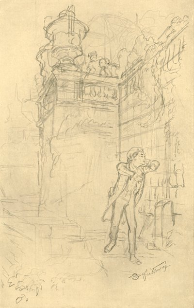 Malvolios Enkel, mediados-finales del siglo XIX, c. 1924 de Carl Spitzweg