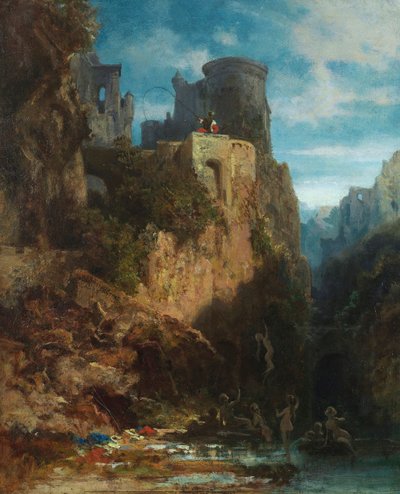 Captura de Sirena de Carl Spitzweg
