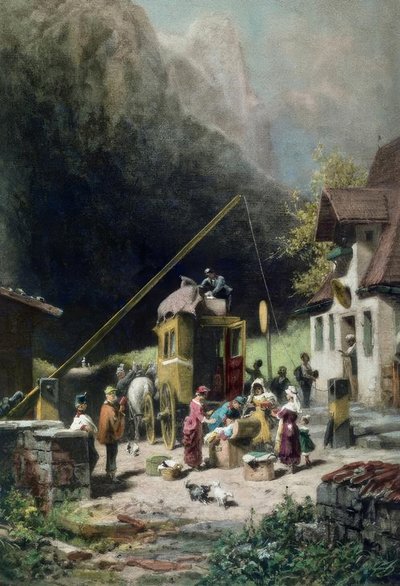 Solo los pensamientos son libres de impuestos de Carl Spitzweg