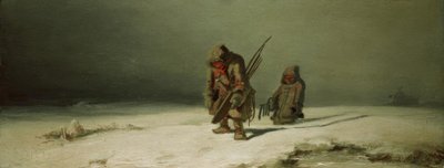Región polar (Los esquimales) de Carl Spitzweg