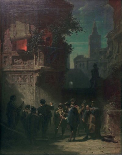 Serenata española de Carl Spitzweg