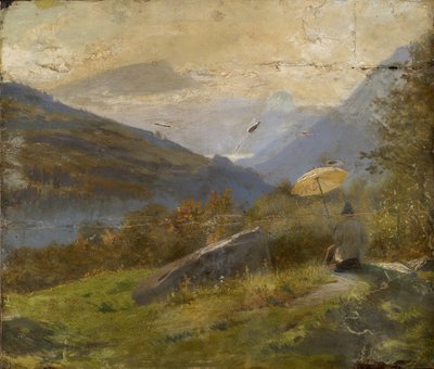 El pintor, c.1860 de Carl Spitzweg