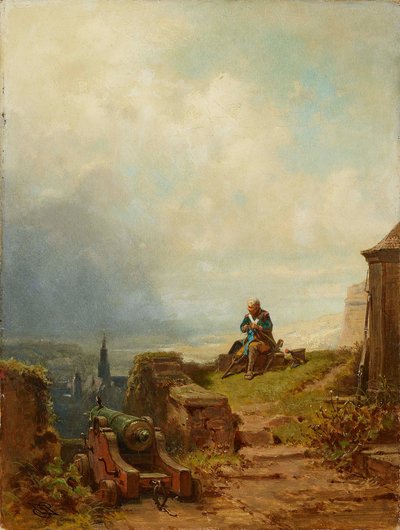 El Veterano, c. 1870 de Carl Spitzweg