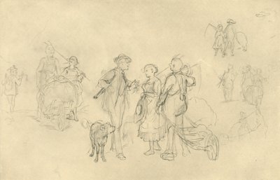 Cita acordada, mediados-finales del siglo XIX, c1924 de Carl Spitzweg