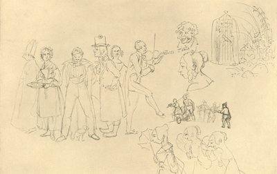 Verschiedene Typen de Carl Spitzweg