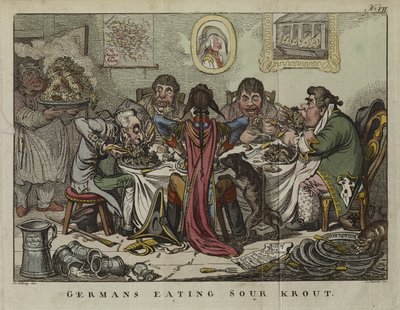 Alemanes comiendo chucrut, 7 de mayo de Carl Starcke