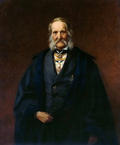 Retrato del físico Franz Ernst Neumann, 1886 de Carl Steffeck