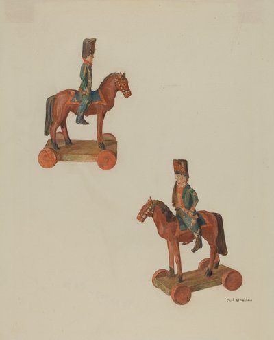 Soldado de juguete alemán de Pensilvania de Carl Strehlau