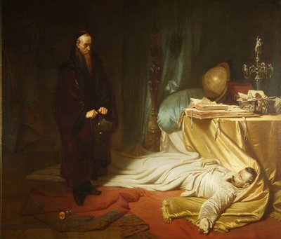 Seni ante el cadáver de Wallenstein de Carl Theodor von Piloty