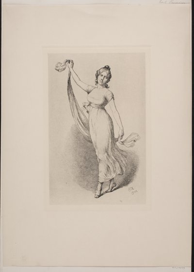 Niña bailando de Carl Thomsen