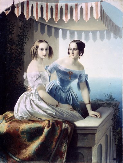 Retrato de la Gran Duquesa Marie Nikolaievna de Rusia (Duquesa de Leuchtenberg de Carl Timoleon von Neff