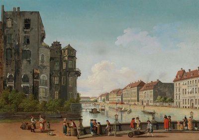 Palacio de la ciudad de Berlín en el río Spree de Carl Traugott Fechhelm