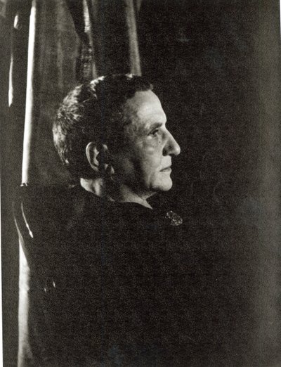 Gertrude Stein (1874-1946) 4 de noviembre de 1934 (gelatina de plata) de Carl Van Vechten