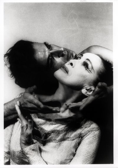 Martha Graham (1894-1991) y Bertram Ross (1920-2003) en "Visionary Recital", 27 de junio de 1961 (gelatina de plata) de Carl Van Vechten