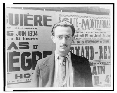 Retrato de Salvador Dalí, París de Carl Van Vechten