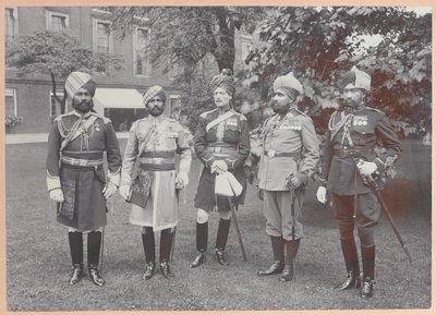 Oficiales Indios del Rey, 1911 de Carl Vandyk