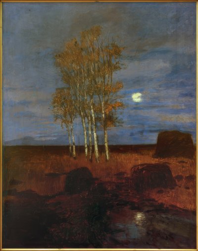 Noche de luna de Carl Vinnen