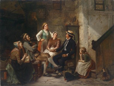Regreso del joven marinero de Carl Wilhelm Huebner
