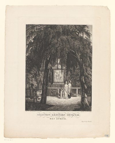 Monumento a Salomon Gessner cerca de Zúrich
Salomon Gessners Denkmal bey Zürich (título en el objeto) de Carl Wilhelm Kolbe (I)