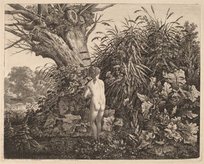 Doncella bañándose de Carl Wilhelm Kolbe