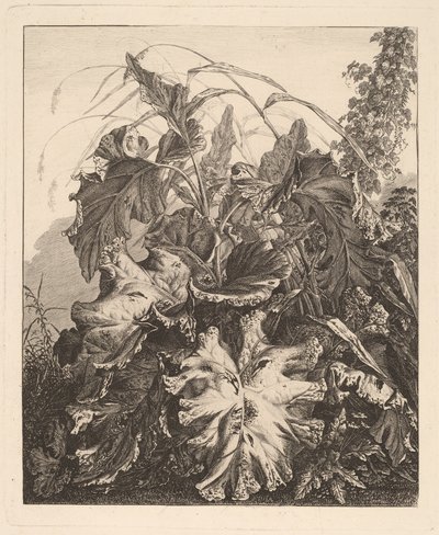 Follaje con juncos de Carl Wilhelm Kolbe