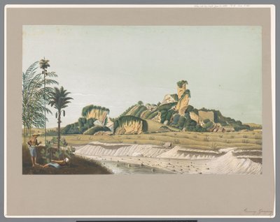 Monte Gamping op Java de Carl Wilhelm Mieling (possibly)
