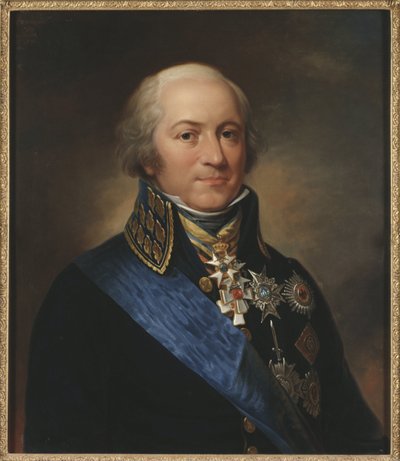 Le comte Carl Johan Adlercreutz, general suedois - Retrato del Conde Carl Johan Adlercreutz (1757-1815), por Nordgren, Carl Wilhelm (1804-1857). Óleo sobre lienzo de Carl Wilhelm Nordgren