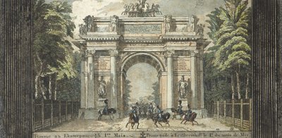 Festival en Catherinehof, 1824-1825 de Carl von Hampeln