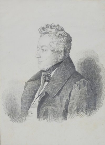 Retrato del Conde Alexander Dmitrievich Olsufyev 1790-1853, después de 1832 de Carl von Hampeln