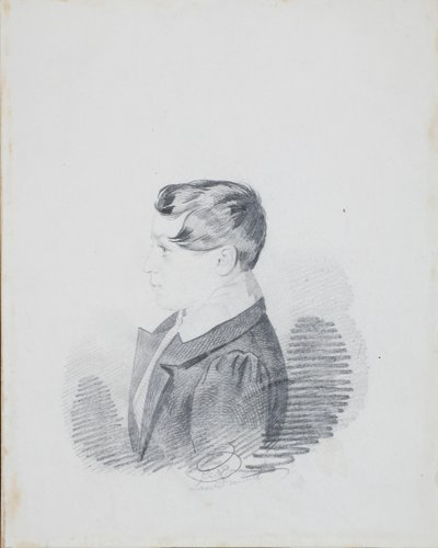 Retrato del Conde Leonid Mikhailovich Golitsyn 1806-1860, 1830s de Carl von Hampeln