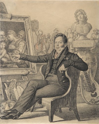 Retrato del Conde Nikita Ivanovich Dondukov-Korsakov 1776-1857, 1821 de Carl von Hampeln